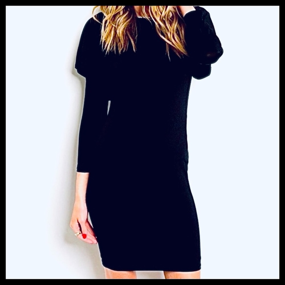 THE LITTLE BLACK‎ DRESS-TIMELESS-NEW-SLIP-TUNIC LONG SLEEVE